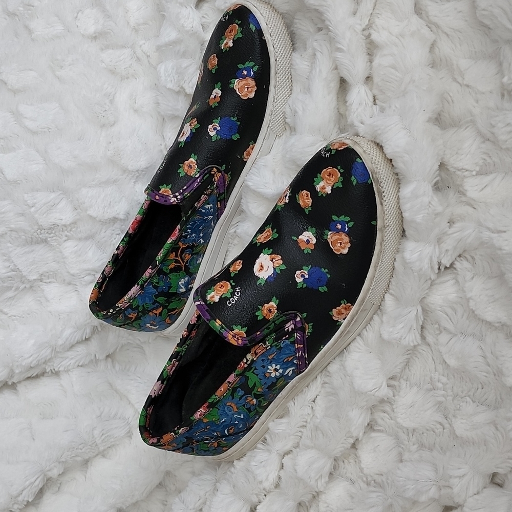Coach Parkside Floral Slip On Sneakers